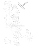 Page J Diagram and Parts List for WE12542A  Weed Eater Lawn Tractor